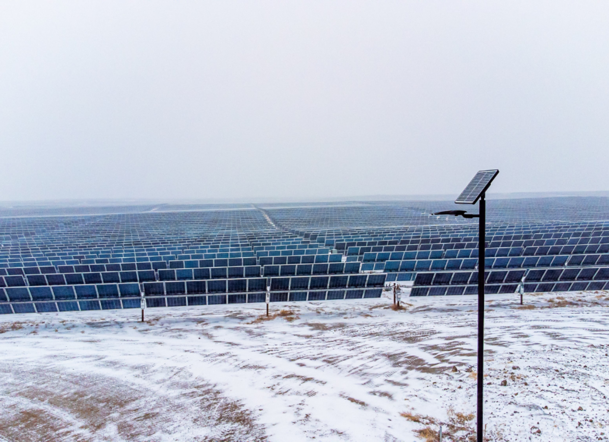 solar solution for a secure perimeter in Alberta, CANADA